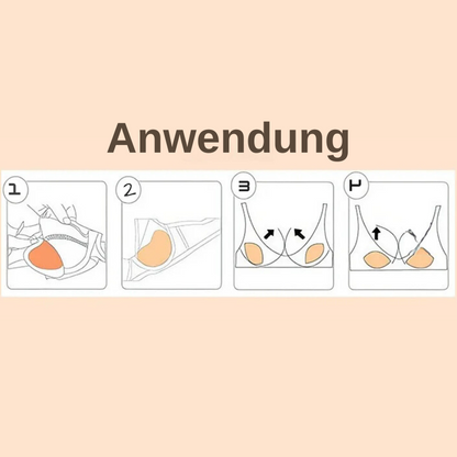 Doppelseitig klebende Brusteinsätze